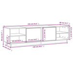 Tv-Meubel 156X40X40 Cm Massief Grenenhout