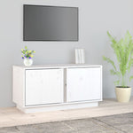 Tv-Meubel 80X35X40,5 Cm Massief Grenenhout