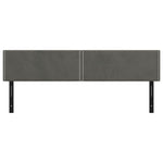 Hoofdborden 2 St 80X5X78/88 Cm Fluweel