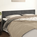 Hoofdborden 2 St 100X5X78/88 Cm Fluweel