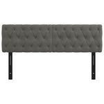 Hoofdborden 2 St 80X7X78/88 Cm Fluweel