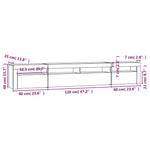 Tv-Meubel Met Led-Verlichting 240X35X40 Cm