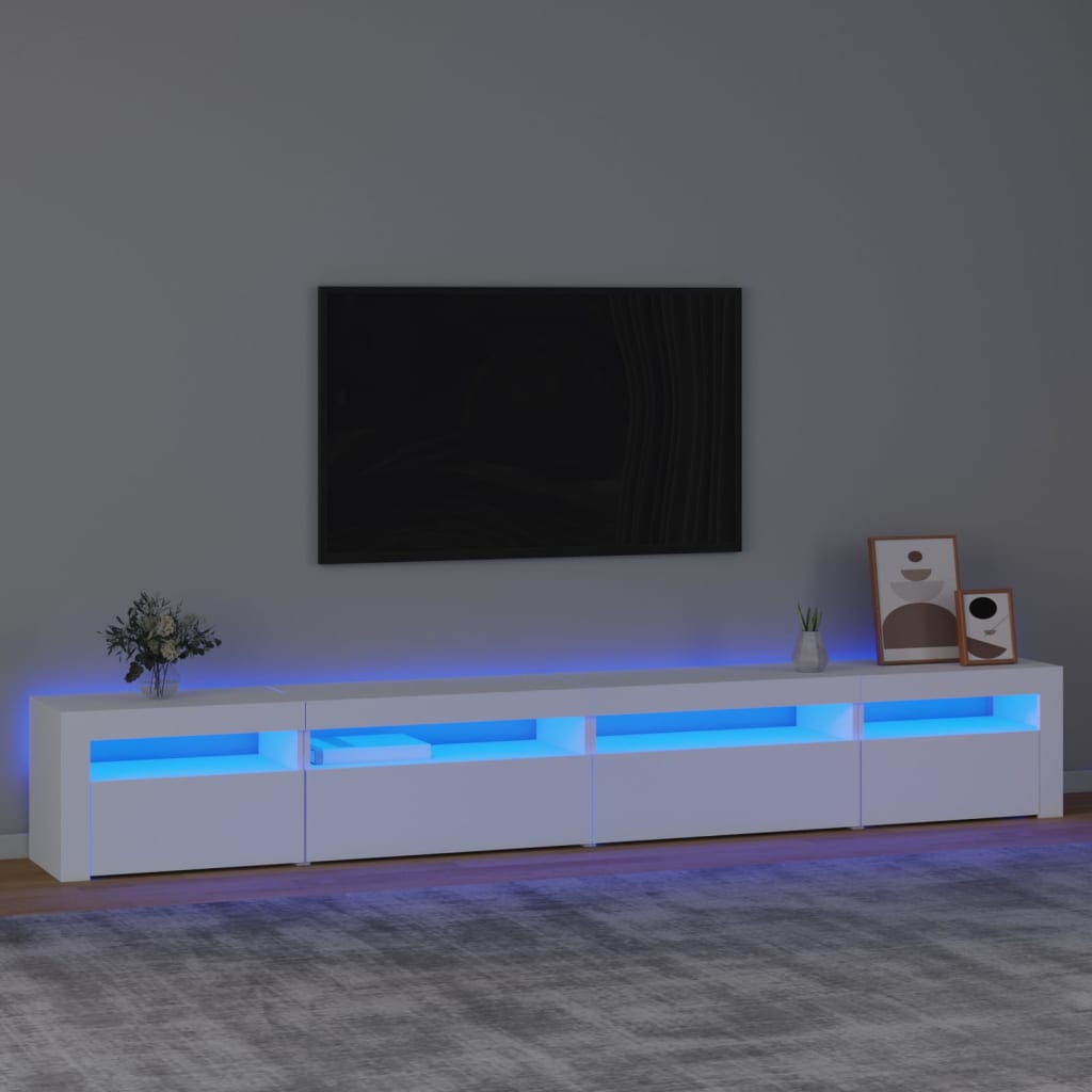 Tv-Meubel Met Led-Verlichting Eiken