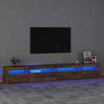 Tv-Meubel Met Led-Verlichting Eiken