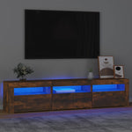 Tv-Meubel Met Led-Verlichting 240X35X40 Cm