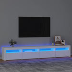 Tv-Meubel Met Led-Verlichting Eiken