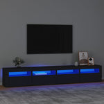Tv-Meubel Met Led-Verlichting Eiken