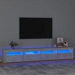 Tv-Meubel Met Led-Verlichting Eiken