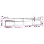 Tv-Meubel Met Led-Verlichting Kleurig