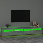 Tv-Meubel Met Led-Verlichting Eiken
