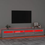 Tv-Meubel Met Led-Verlichting Eiken