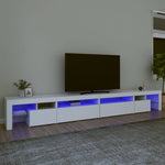 Tv-Meubel Met Led-Verlichting 230X36,5X40 Cm