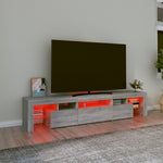 Tv-Meubel Met Led-Verlichting 200X36,5X40 Cm Eiken