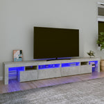 Tv-Meubel Met Led-Verlichting 200X36,5X40 Cm Eiken