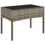 -Delige Loungeset Met Kussens Poly Rattan
