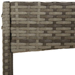 -Delige Loungeset Met Kussens Poly Rattan