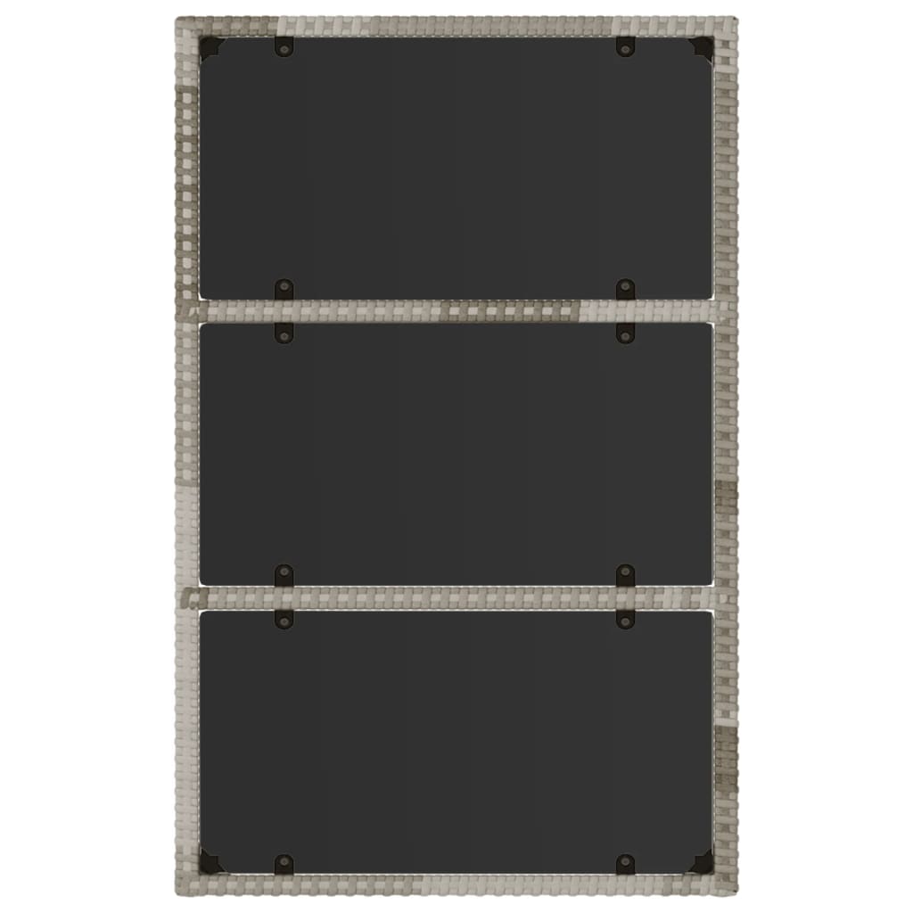 -Delige Loungeset Met Kussens Poly Rattan