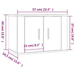 Tv-Wandmeubel 57X34,5X Wit