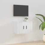 Tv-Wandmeubel 57X34,5X Hoogglans Wit