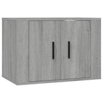 Tv-Wandmeubel 57X34,5X Eikenkleurig Grijs Sonoma