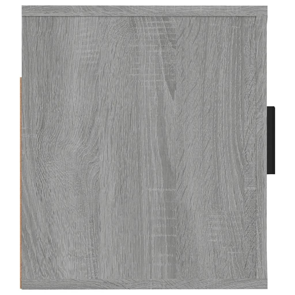 Tv-Wandmeubel 57X34,5X Eikenkleurig Grijs Sonoma