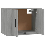 Tv-Wandmeubel 57X34,5X Eikenkleurig Grijs Sonoma