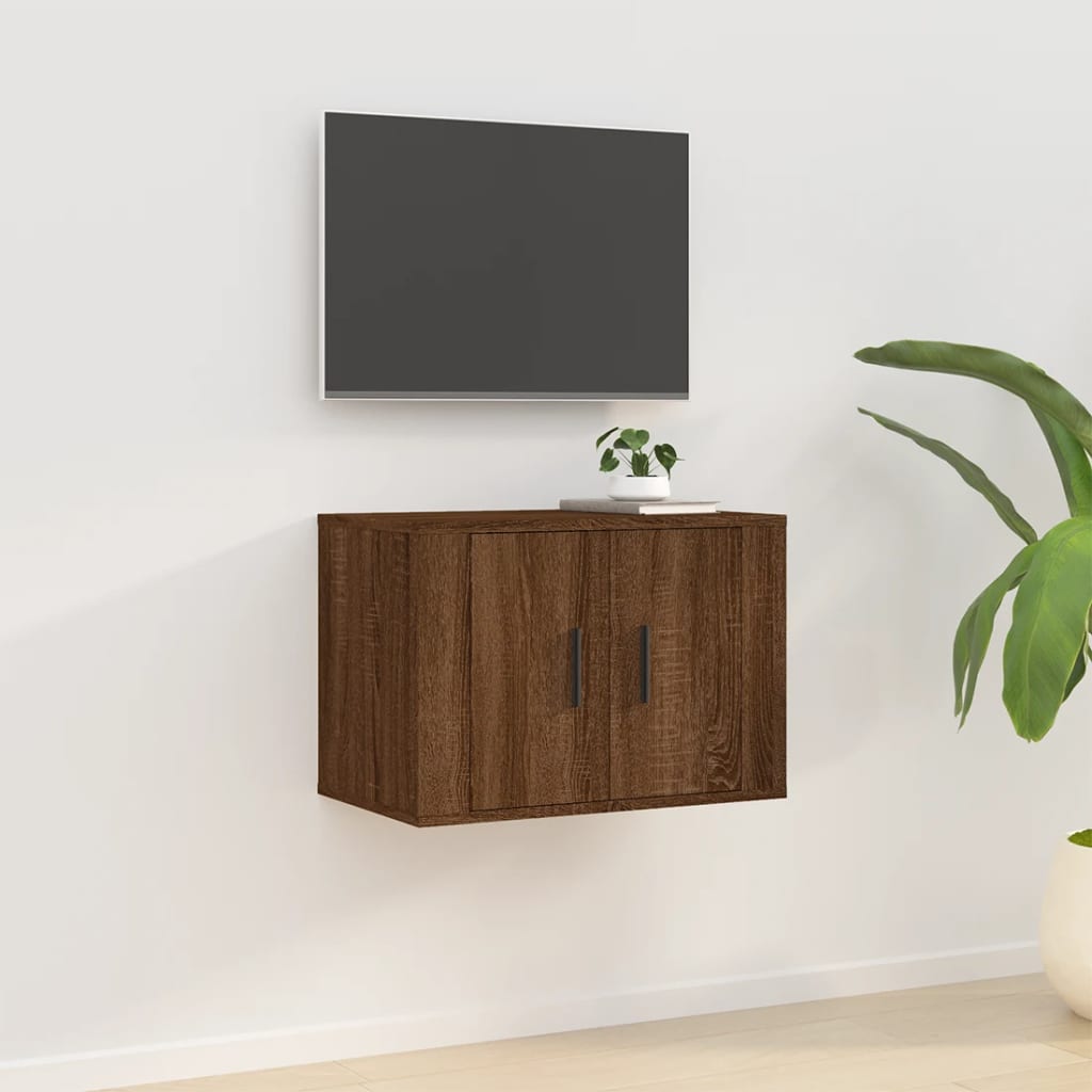 Tv-Wandmeubel 100X34,5X Bruin Eikenkleur Bruineiken