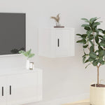 Tv-Wandmeubels 40X34,5X Hoogglans Wit