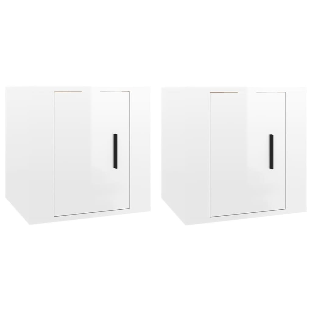 Tv-Wandmeubels 40X34,5X Hoogglans Wit