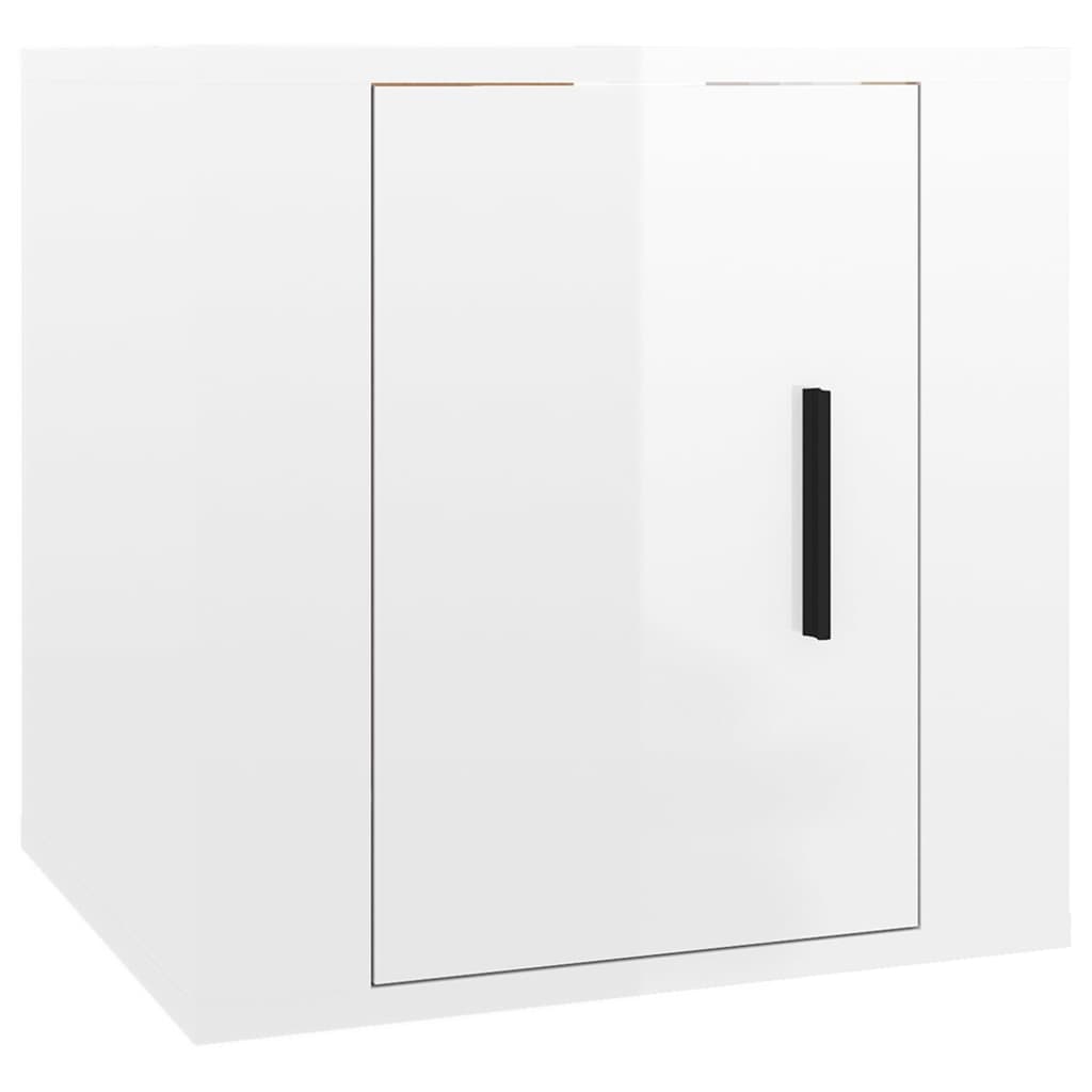 Tv-Wandmeubels 40X34,5X Hoogglans Wit