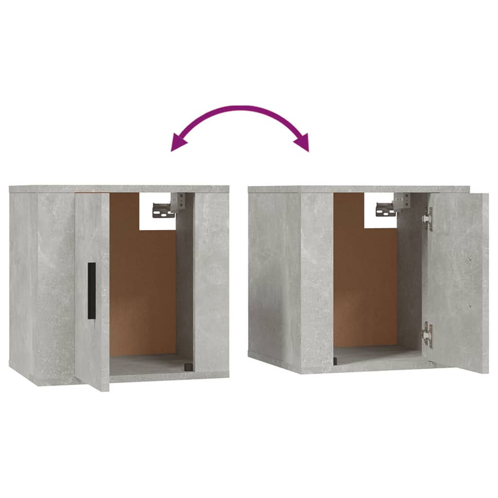 Tv-Wandmeubel 40X34,5X Betongrijs