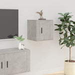 Tv-Wandmeubel 40X34,5X Betongrijs