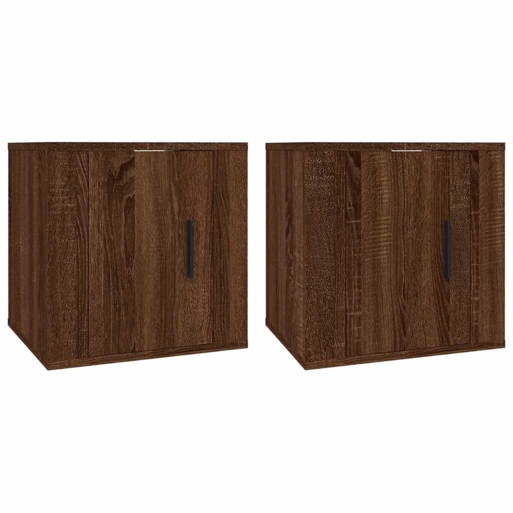 Tv-Wandmeubels 40X34,5X Bruin Eikenkleur