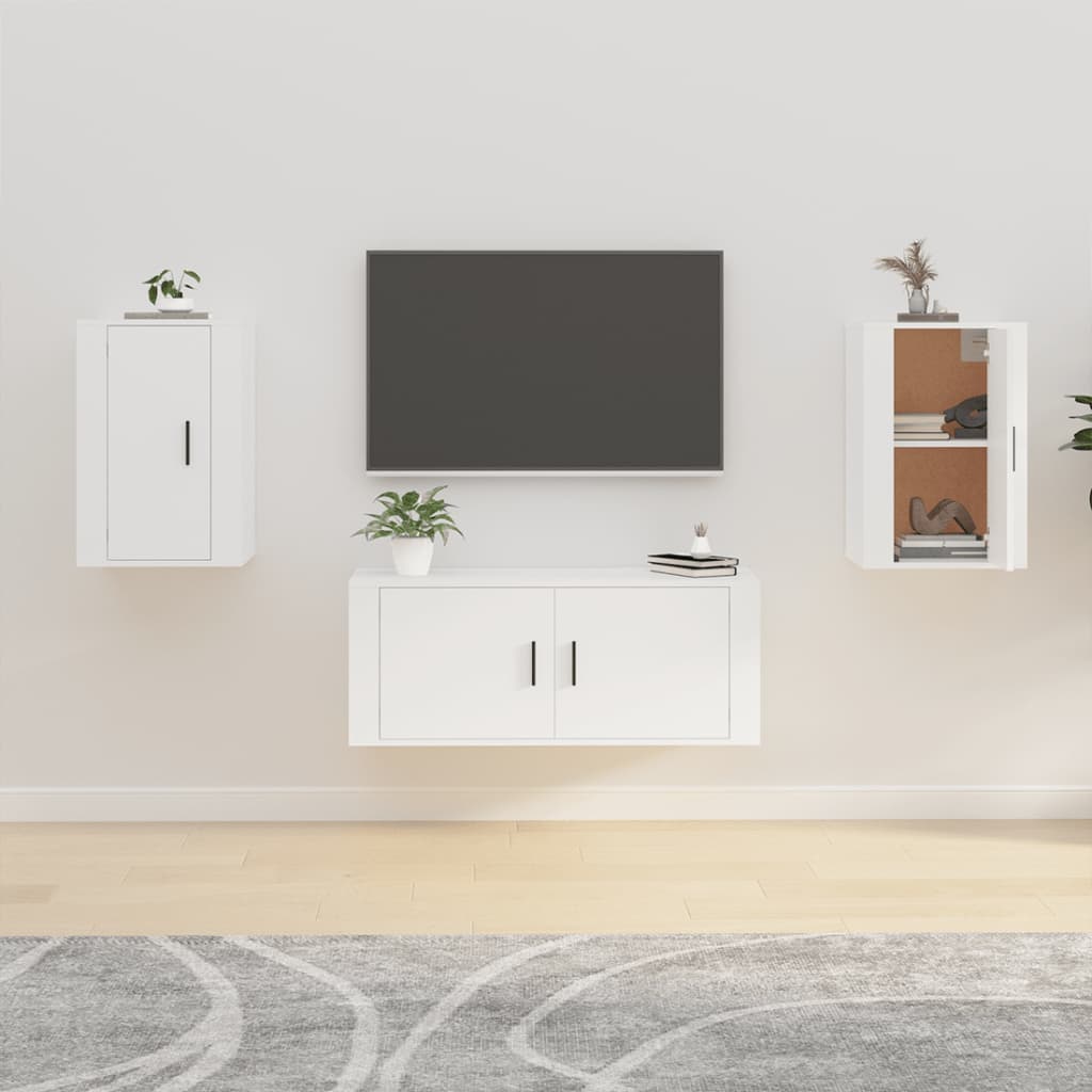 Tv-Wandmeubel 57X34,5X Wit