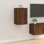 Tv-Wandmeubel 40X34,5X Bruin Eikenkleur
