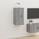 Tv-Wandmeubel 57X34,5X Eikenkleurig Grijs Sonoma