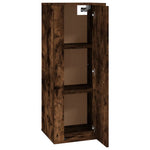 Tv-Wandmeubel 40X34,5X Kleurig Gerookt Eiken