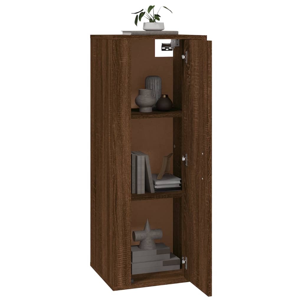Tv-Wandmeubel 40X34,5X Bruin Eikenkleur