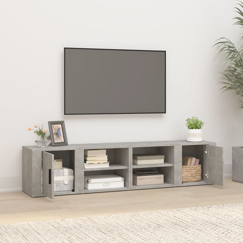 Tv-Meubels 80X31,5X36 Cm Bewerkt Hout