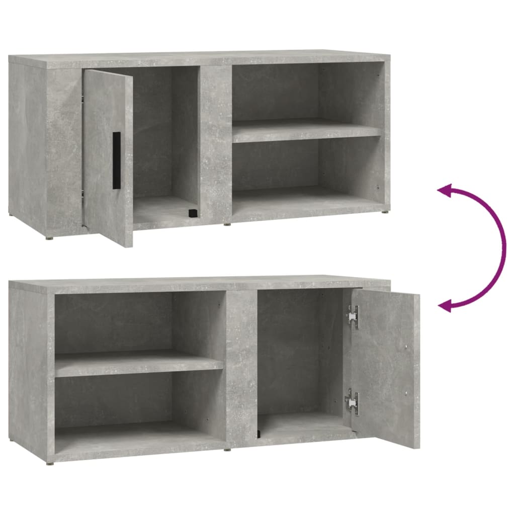 Tv-Meubels 80X31,5X36 Cm Bewerkt Hout