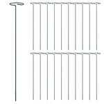 Plantenstaken Staal Donkergroen