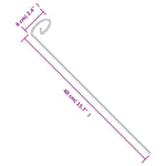 Plantenstaken Staal Donkergroen