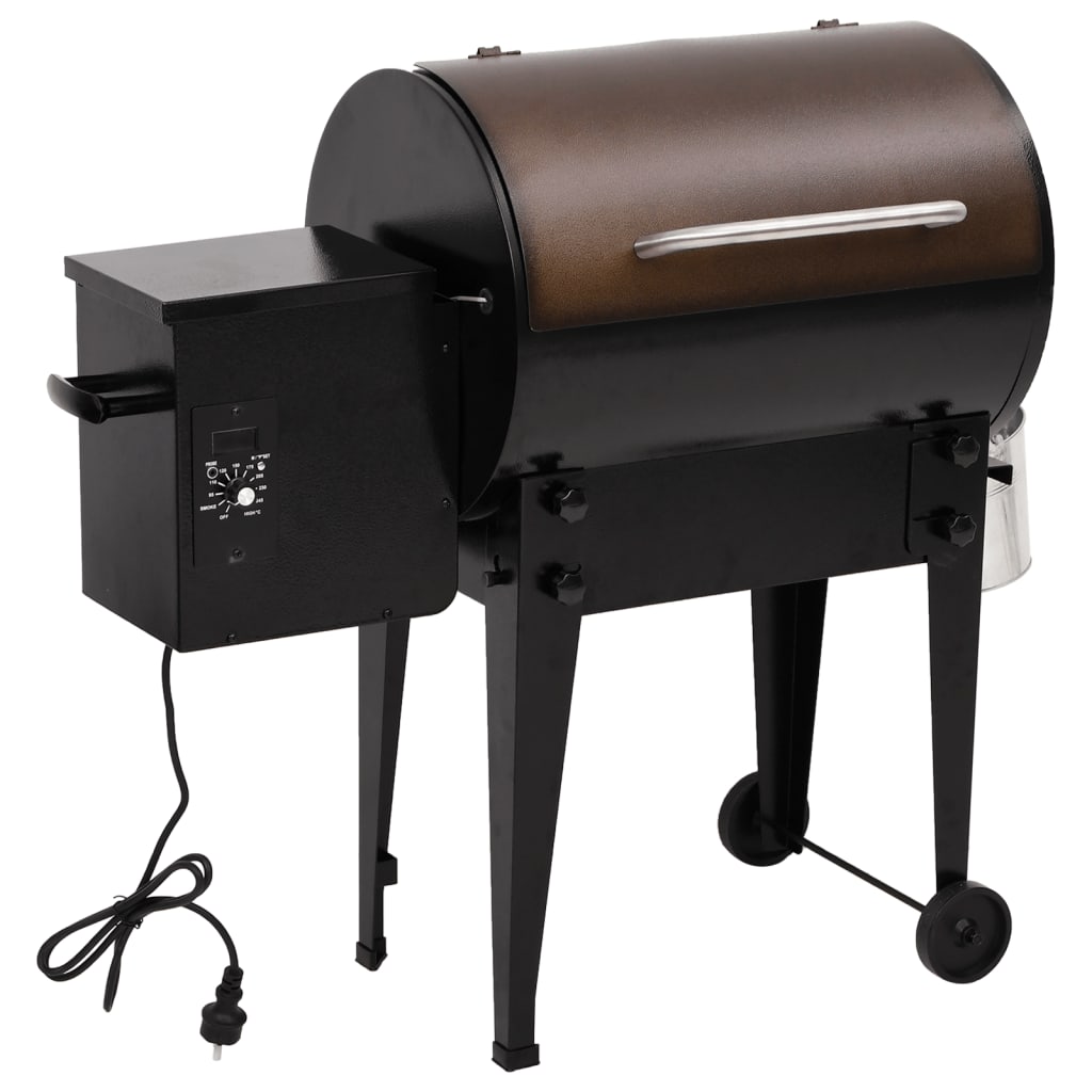Pelletbarbecue 94 Cm Ijzer Zwart