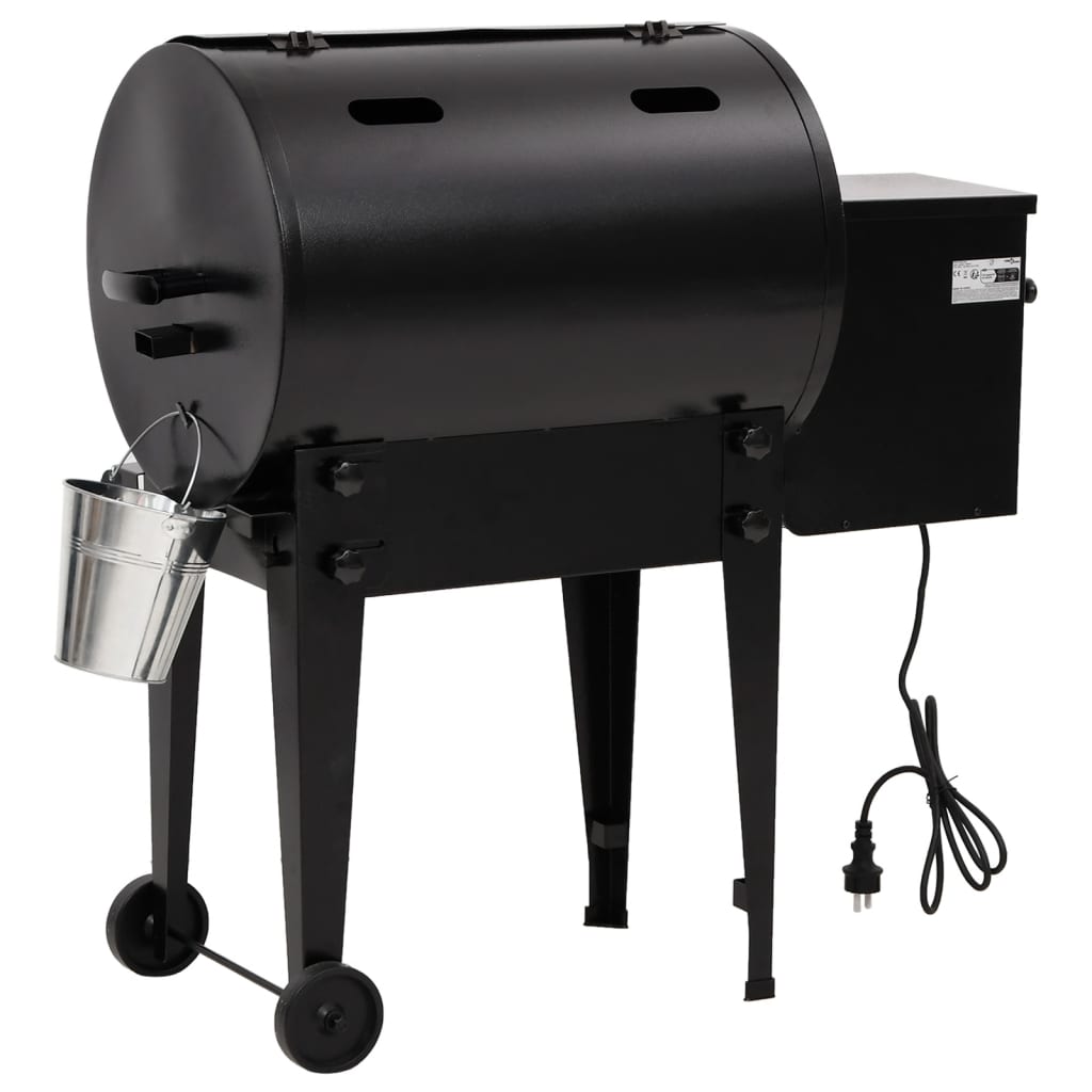 Pelletbarbecue 94 Cm Ijzer Zwart