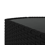 -Delige Loungeset Met Kussens Poly Rattan