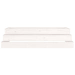 Plantenbak Massief Grenenhout Wit