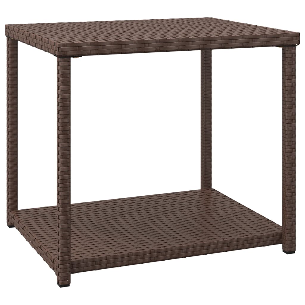Bijzettafel 55X45X49 Cm Poly Rattan