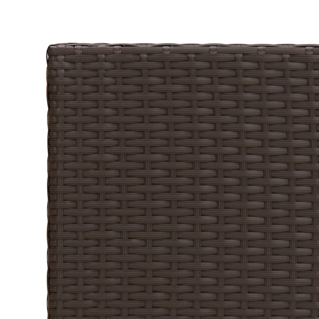 Bijzettafel 55X45X49 Cm Poly Rattan