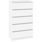 Ladekast 60X36X103 Cm Bewerkt Hout