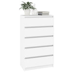 Ladekast 60X36X103 Cm Bewerkt Hout